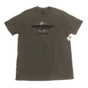 NWT Universal Studios Florida Official Men's Embroidered T-shirt Adult Size L